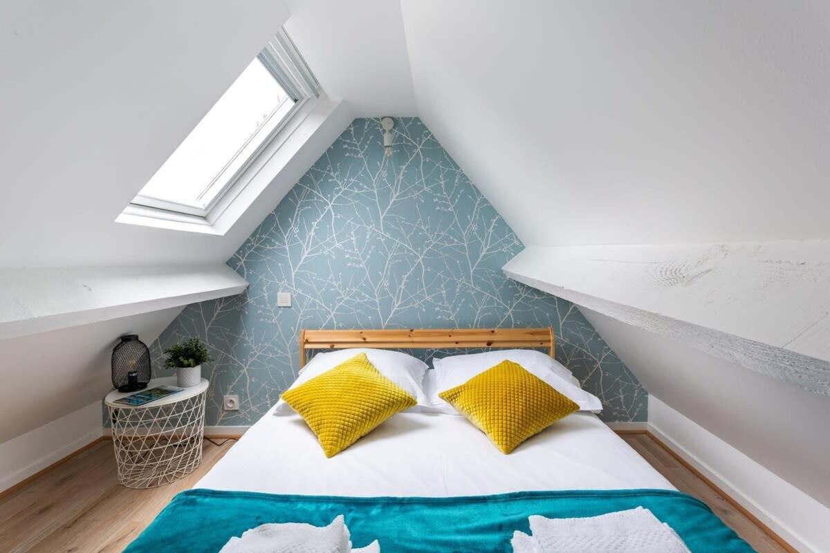 Ferienwohnung Le Petit Pastel - Joli Duplex - Proche De La Plage Saint-Malo Exterior foto