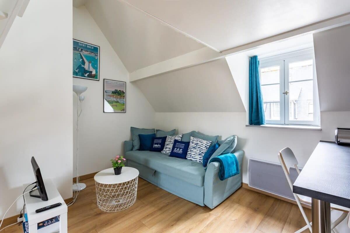 Ferienwohnung Le Petit Pastel - Joli Duplex - Proche De La Plage Saint-Malo Exterior foto