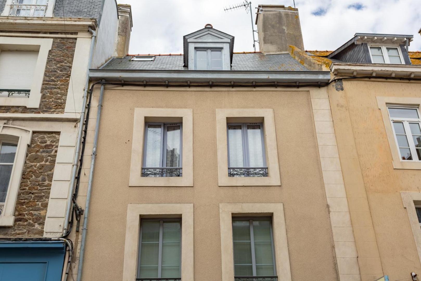 Ferienwohnung Le Petit Pastel - Joli Duplex - Proche De La Plage Saint-Malo Exterior foto